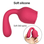 Rose Vibrator Female Masturbator Sucking Nipple Vibrator – product view 5