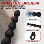 12 Vibrating Prostate Massage Ball Bead Anal Plug Back Court Masturbator – product view 6