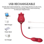 Rose Vibration Tongue Vibrator Egg Vibrator Thrusting Vibrator – product view 10