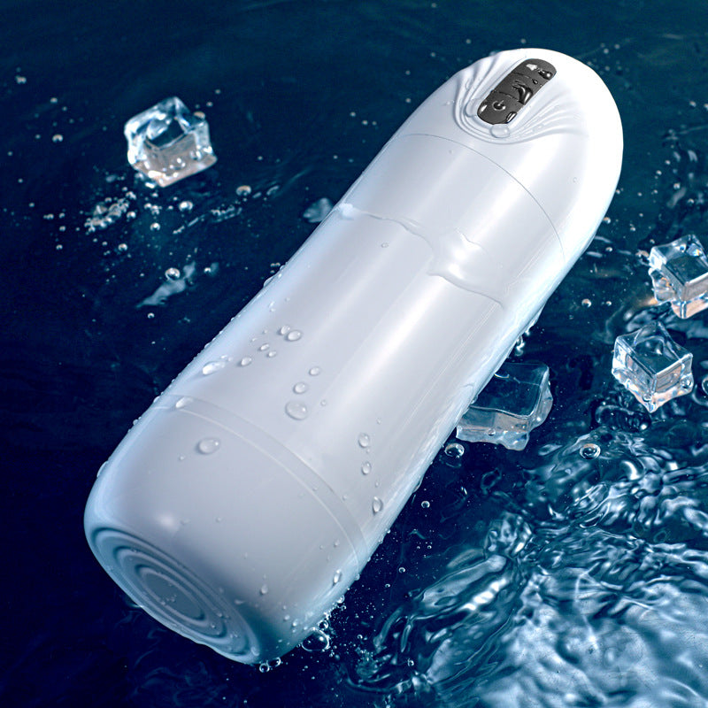 Snow Storm 10 Vibration 3 Sucking Male Stroker Cup 5.7 Inches Deepth Realistic Textured Pocket Vagina Pussy — product image 11