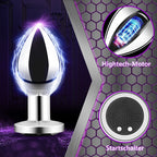 Remote Control Metal 10 Frequency Vibration Anal Plug – product view 6