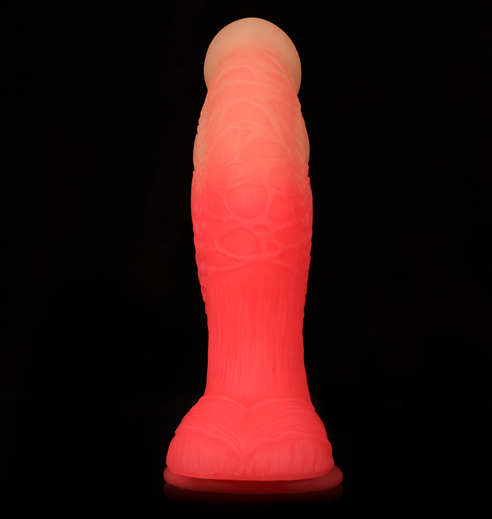 Liquid Silicone Allovers Dildo Simulation Flamingo Suction Dildo – product view 3