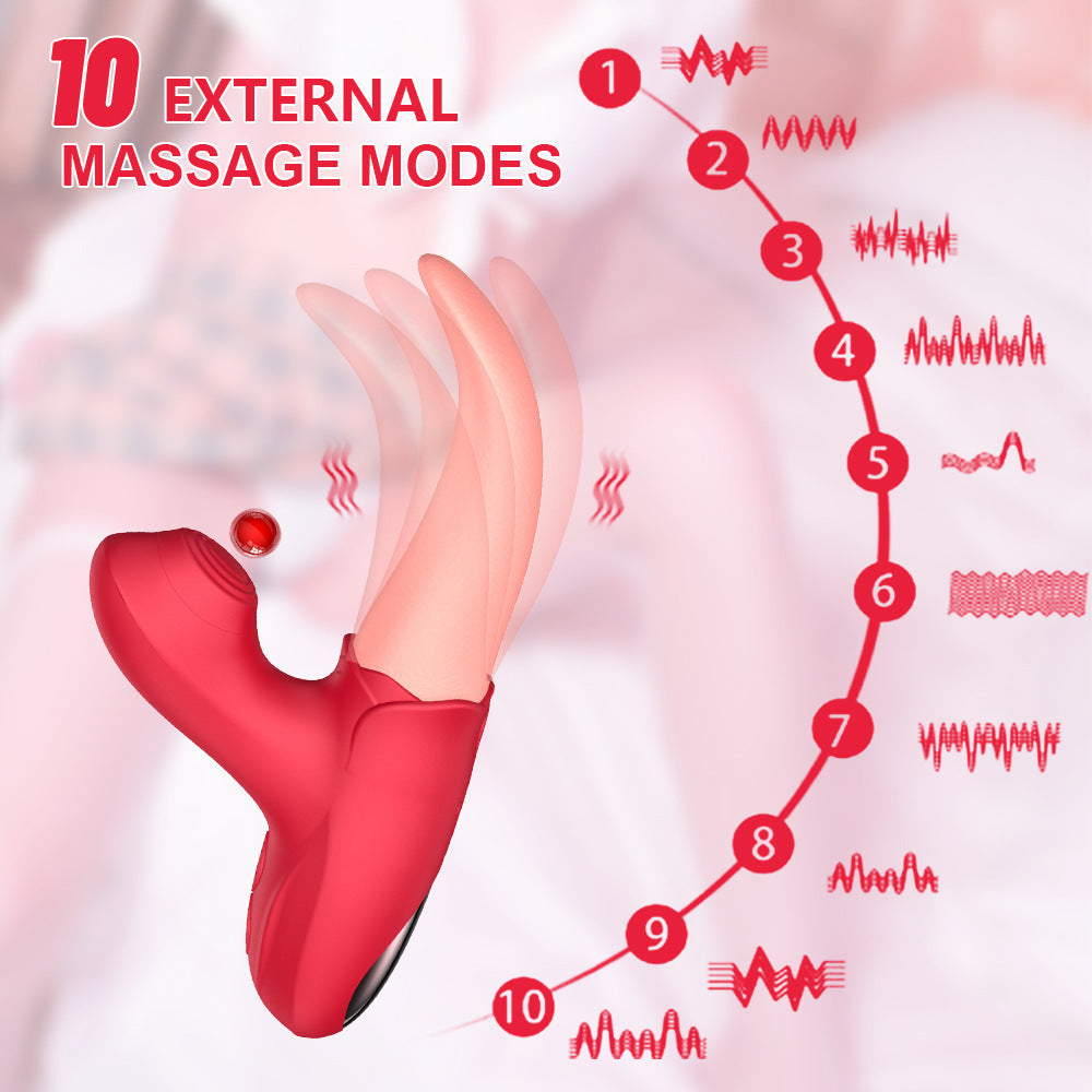 2 IN 1 Upgraded Flapping Tongue G-Spot Vibrator – product view 3