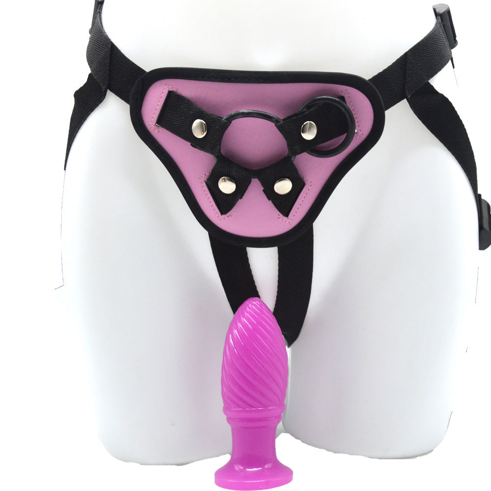 Small Threaded Butt Plug Lesbian Wearable Dildo – product view 12