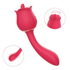 Rose Vibrator Tongue Licking Vibrator Masturbation Stick – product view 12