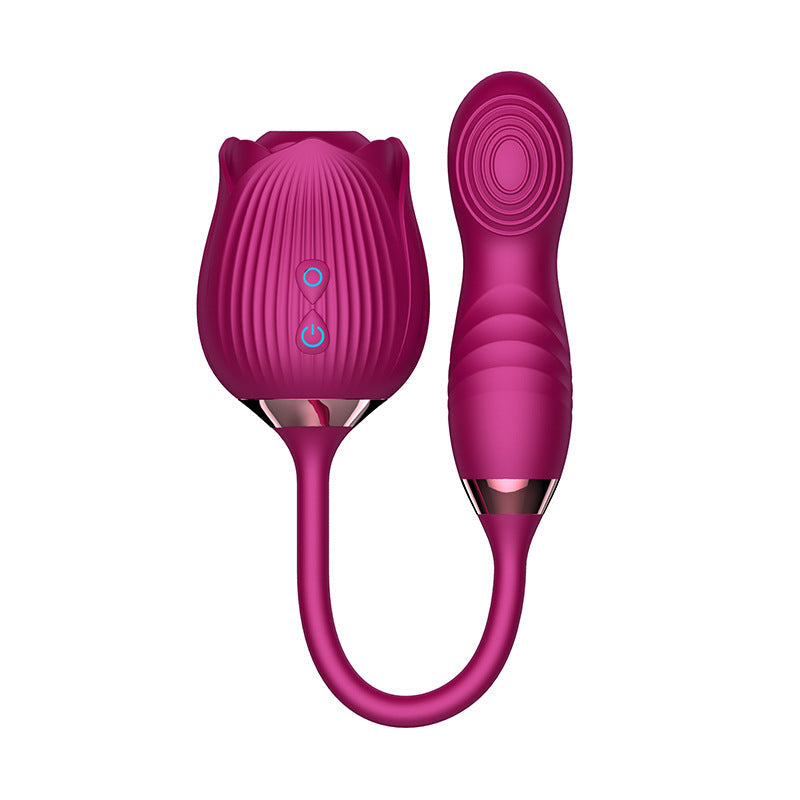 The Rose Vibrator for Women with Retractable Vibrating Egg – product view 9