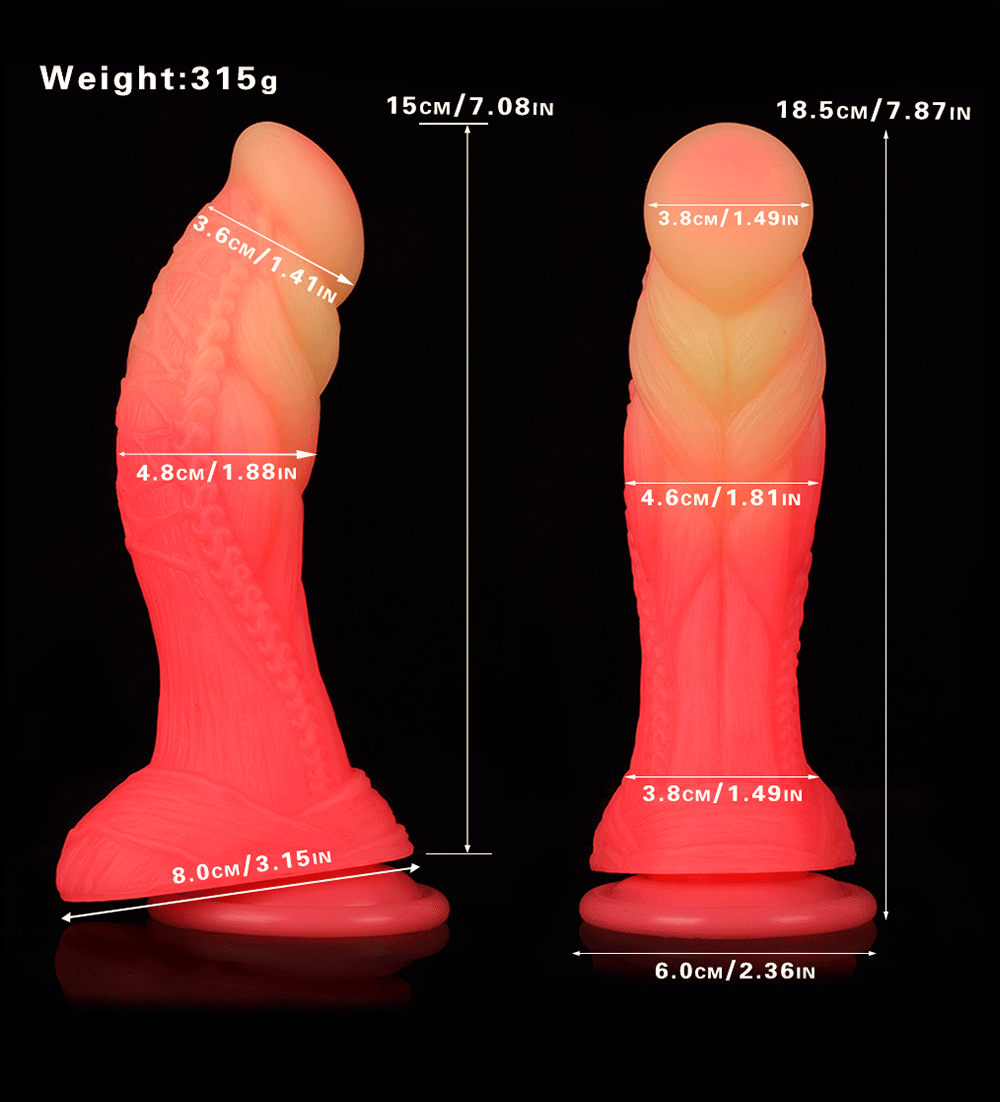 Liquid Silicone Allovers Dildo Simulation Flamingo Suction Dildo – product view 5