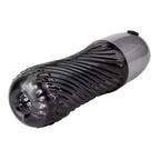 Black Cyclone 10 Vibration Sucking Masturbation Cup Retractable Simulation Touch Spiral Male Stroker – product view 9