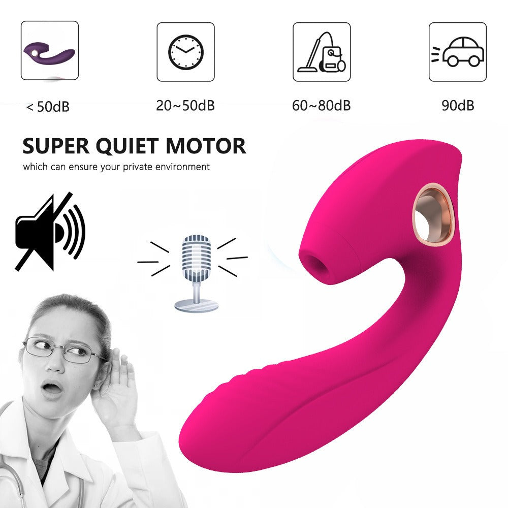 Pulsilia Dual Stimulation Vibe with Clit Suction