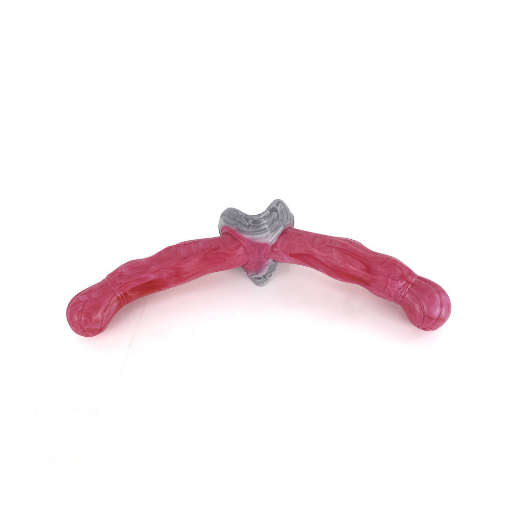 Double-Headed Simulated Silicone Special-Shaped Anal Plug Female Dildo – product view 5