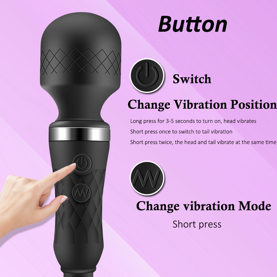 10 Frequency Double Vibrating Masturbation Butt Plug – product view 5
