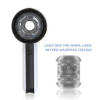 Hair Dryer Portable Male Stroker 6 Thrusting Vibration Sucking Penis Trainer — product image 8