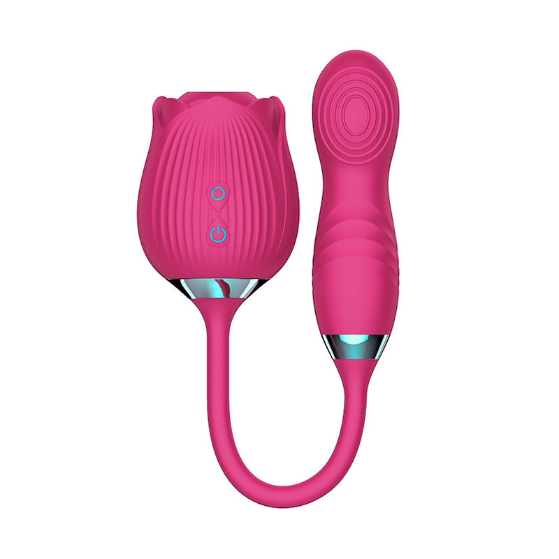 The Rose Vibrator for Women with Retractable Vibrating Egg – product view 11