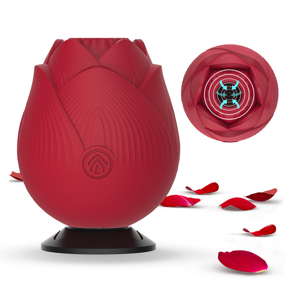 Rose Suction Vibrator Multiple Pleasure Vibrating Suction Egg Vibrator – product view 7