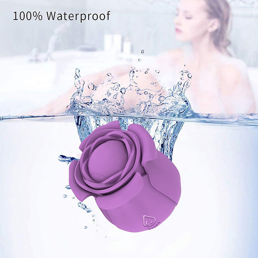 Vibrating Rose 10 Speed Rotary Suction Rose Suction Vibrator – product view 4