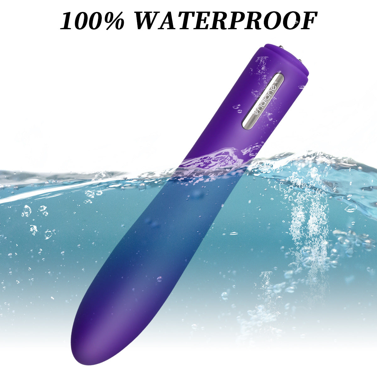 Silicone Massage Rechargeable AV Bullet Vibrator – product view 4