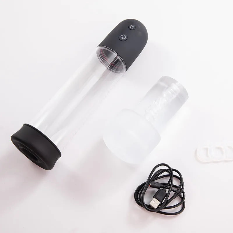 StormThrust Electric Penis Vacuum Pump Men's Booster Vacuum Pump 3D Textured Penis Enlarge Air Pressure Device Enlargement Extend Pump – product view 7
