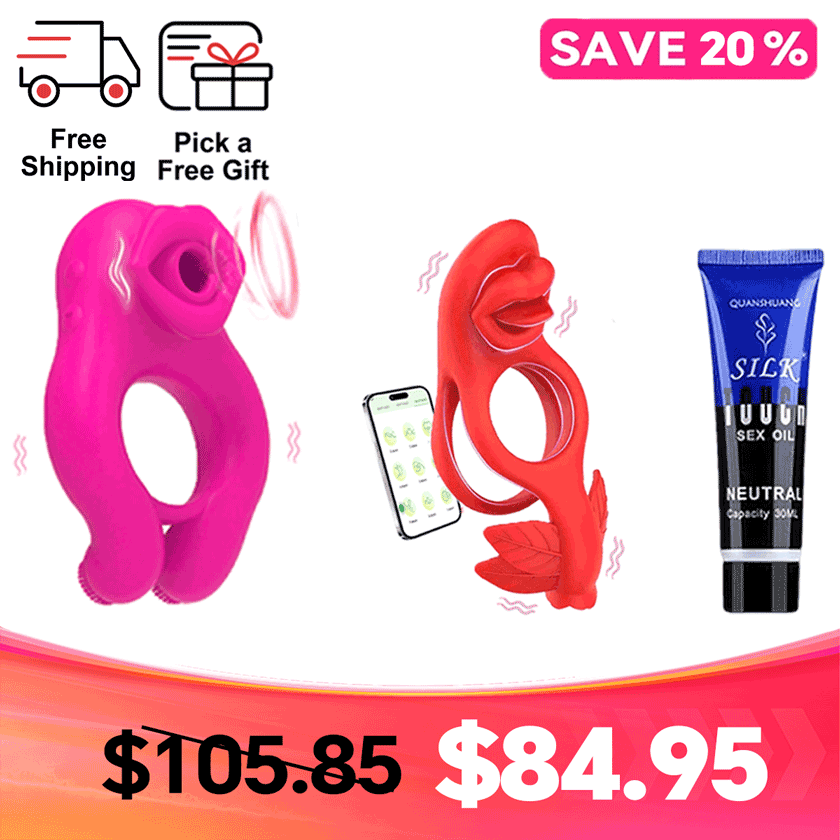 Loopra - Vibe Ring for Couples with External Suction