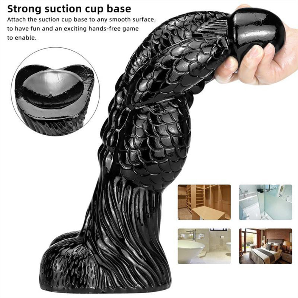 Giant Shaped Silicone Anal Plug Dildo – product view 2