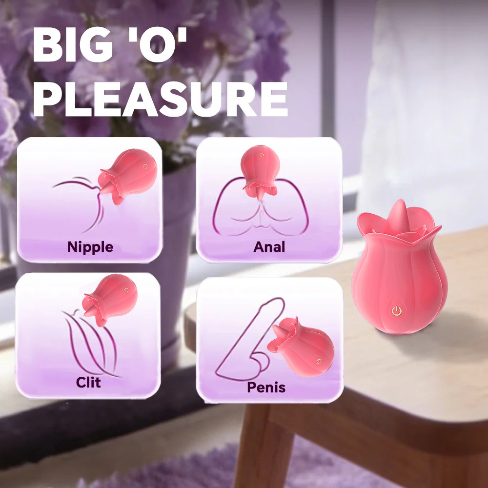 Best-Selling Rose Duo - Suction & Tongue-Style Massagers