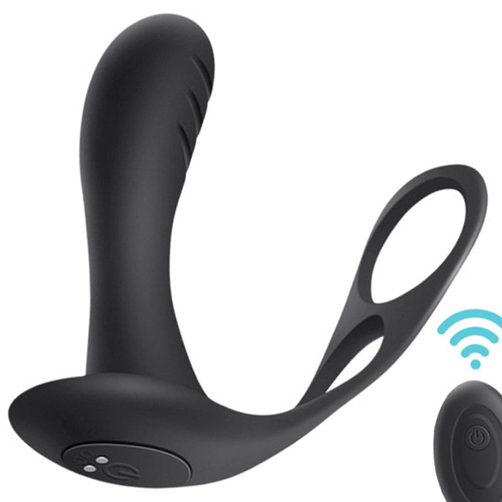 Prostate Massage Lock Fine Vvibration Wireless Remote Control Anal Plug – product view 9