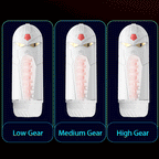 Bluetooth Connected 10 Telescopic Vibrating Intelligent Heating APP Male Stroker – product view 4