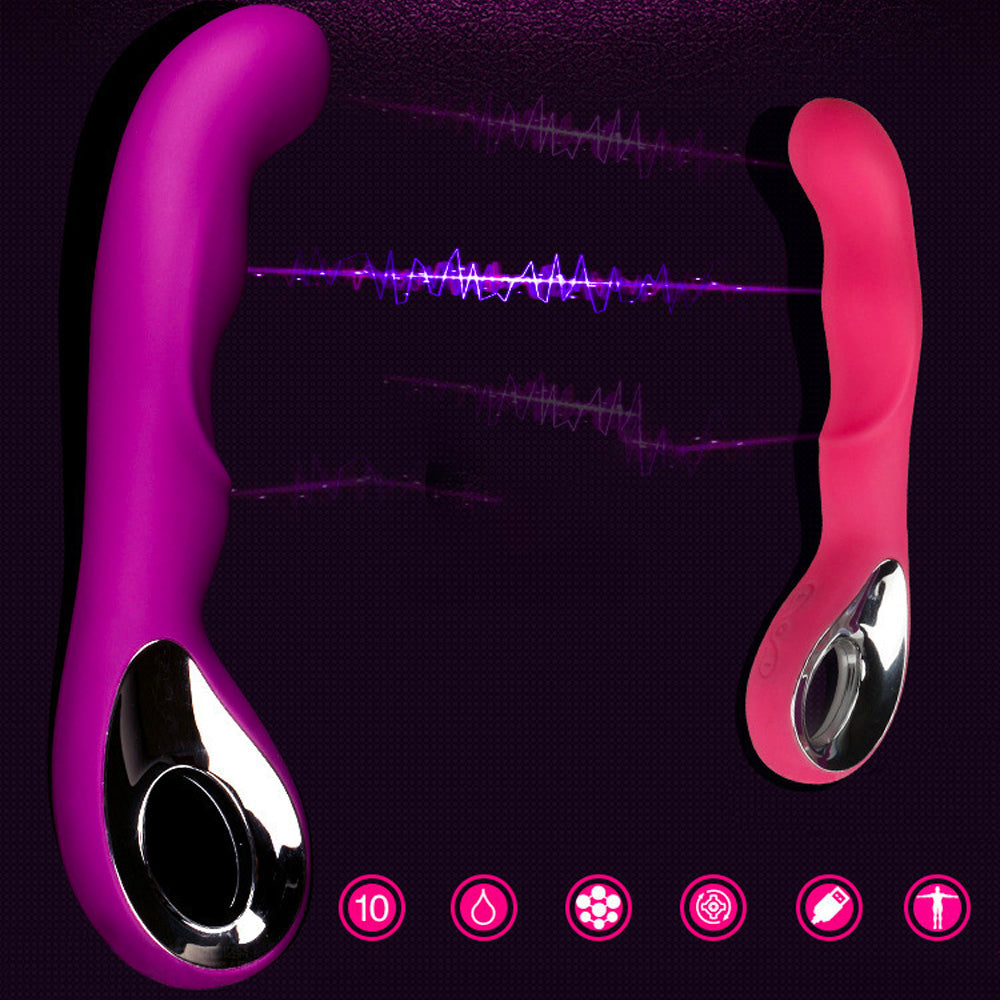 10 Frequency G-Spot vibration Rechargeable Vibrating Dildo – product view 3