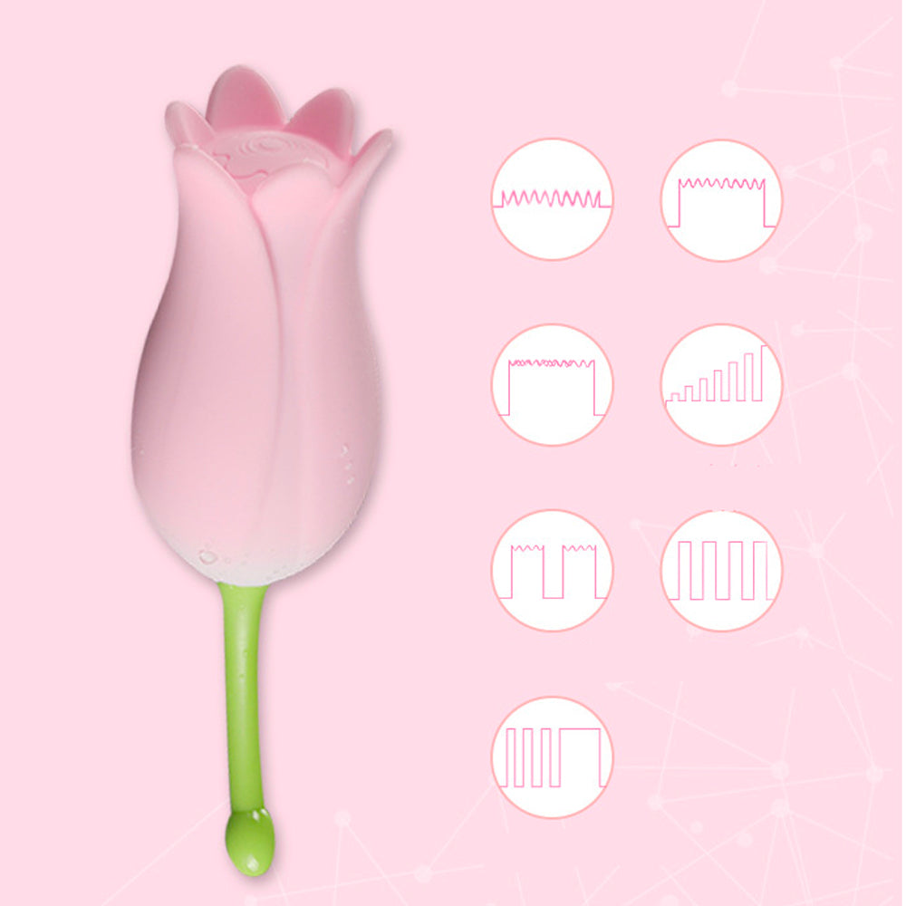 7 Vibration Mode Rose Vibrators Clitoral Stimulation & G-spot Orgasm – product view 6