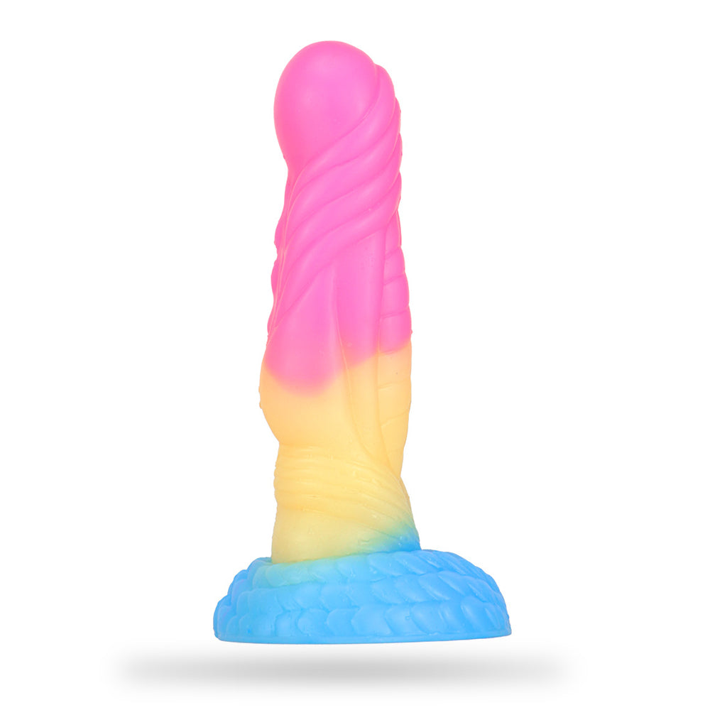 Mixed Color Liquid Silicone Artificial Dildo – product view 9