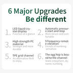 Lg110 9 Remote Vibration Masturbation Cup Automatic Pressure Start & Stop with LED Liquid Crystal Display Treatment Erectile Dysfunction – product view 6