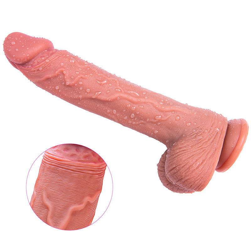 11.8 Inch Massage Liquid Silicone Dildo – product view 3