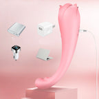 Rose Sex Toy Nipple Vibrator - Tongue Licking and Clit Sucking – product view 6