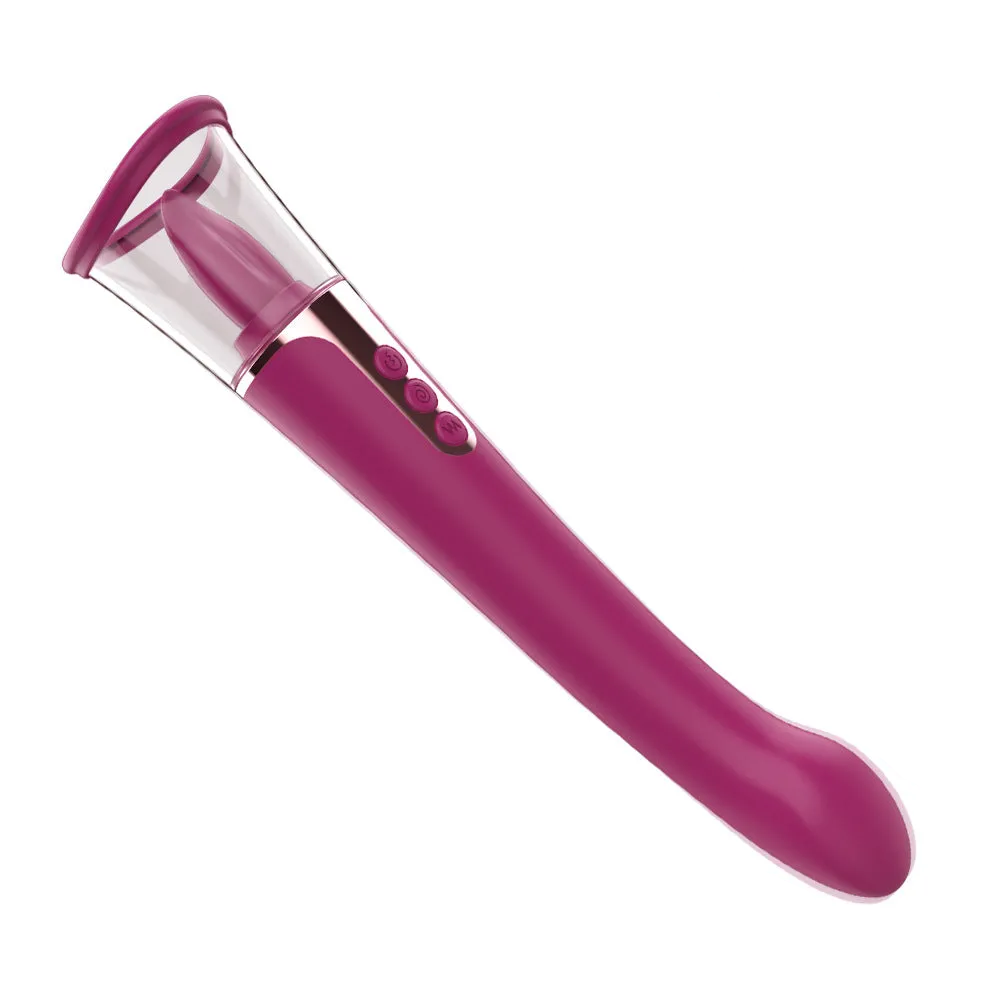 3 in 1 Clit Licking Sucking G Spot Vibrator – product view 2