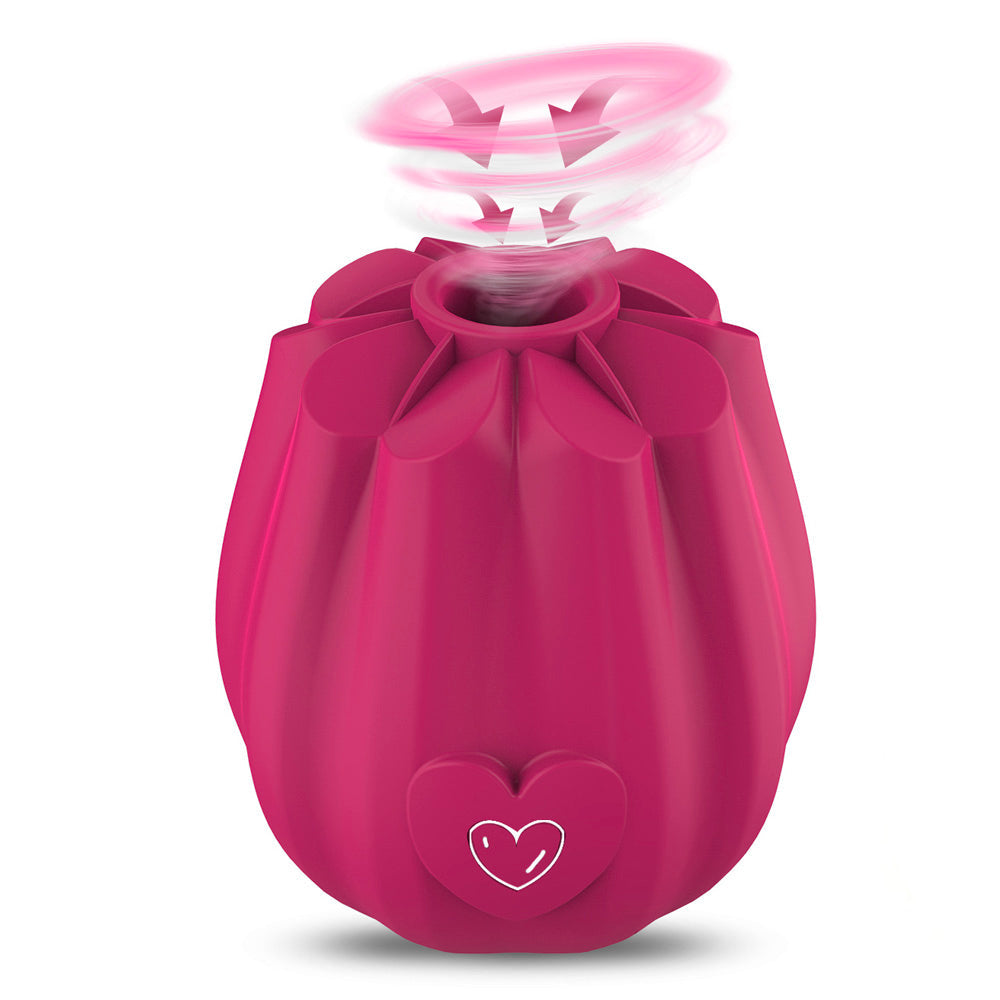 Rose Suction Vibrator for Women Clitoral Nipples with Sucking – product view 8