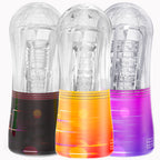 QuantumFlex Transparent Men's Training Masturbation Cup Real Inner Wall Texture Silicone Male Sex Toy — product image 3