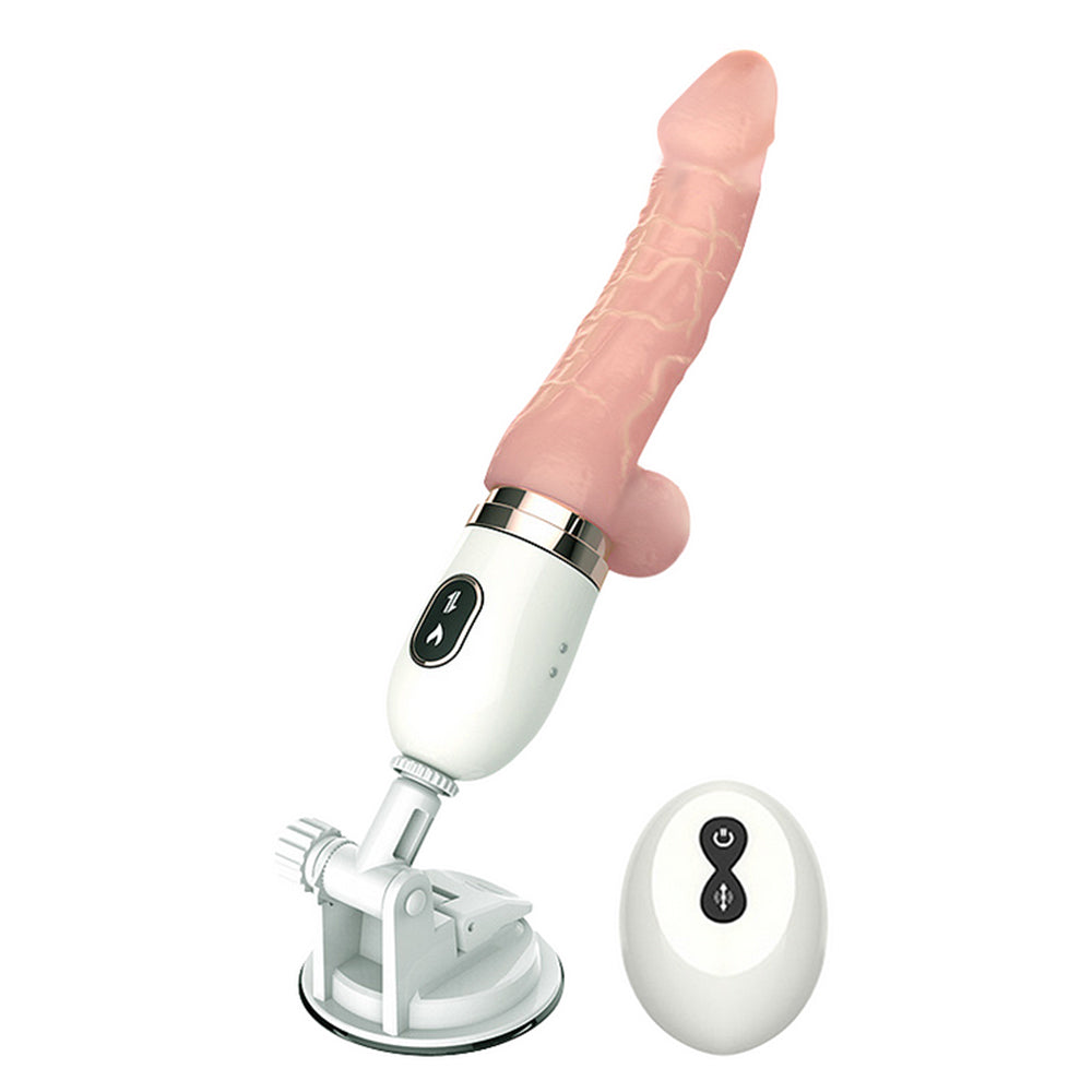 Remote Control Automatic 7-Frequency Telescopic Vibration Intelligent Heating Dildo – product view 2