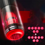 CyclonePounce 7 Thrilling Vibration Telescopic Masturbation Cup Penis Training for Blowjob Toy — product image 3