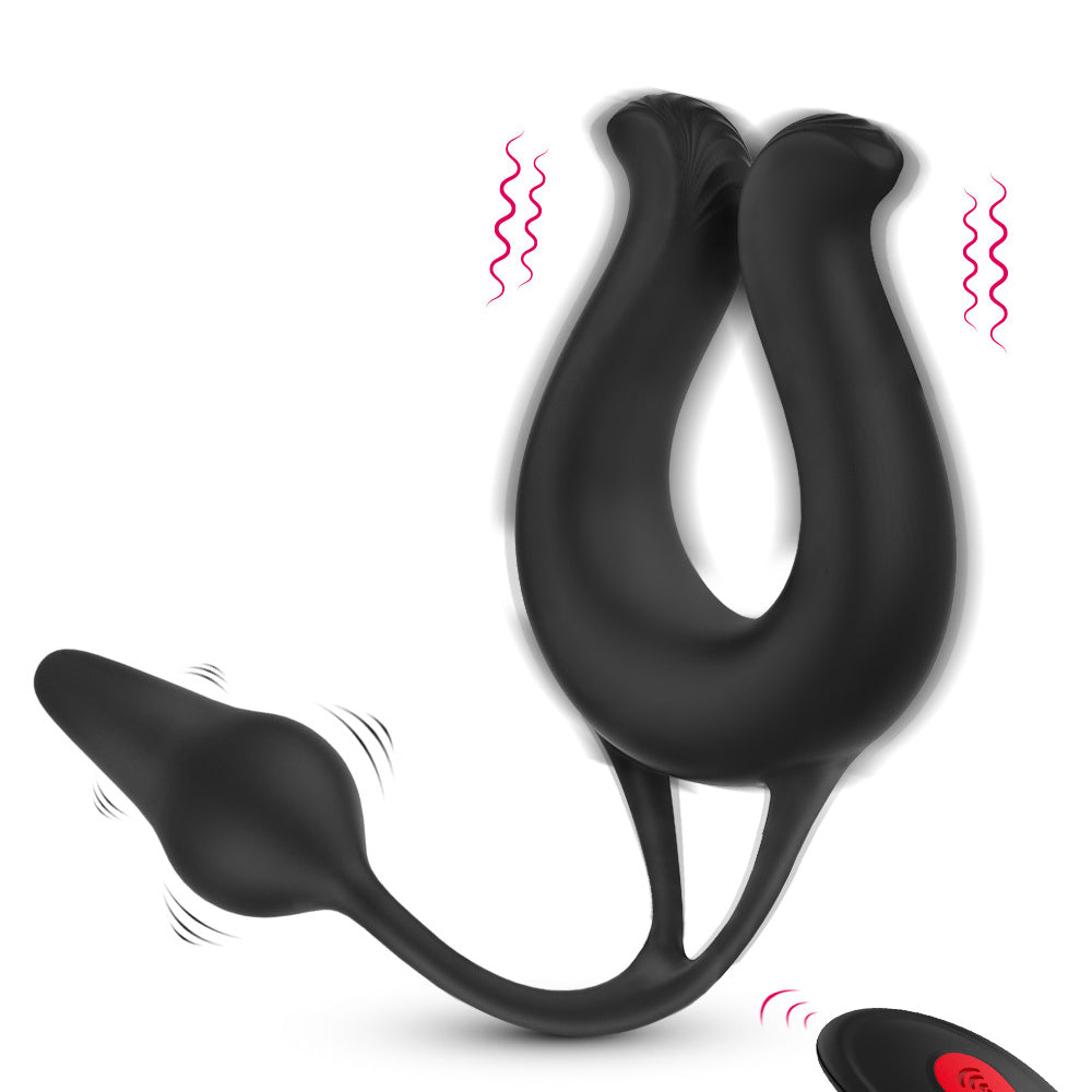 Wireless Remote Control Men's Penis Ring Vibrating Ring – product view 7