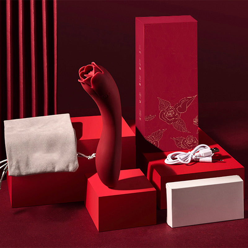 Rose Vibrator Tongue Sucking Rose Vibration in Water – product view 6