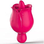 9 Frequency Rose Vibrators Vibrating Tongue Clitoris Stimulator – product view 2
