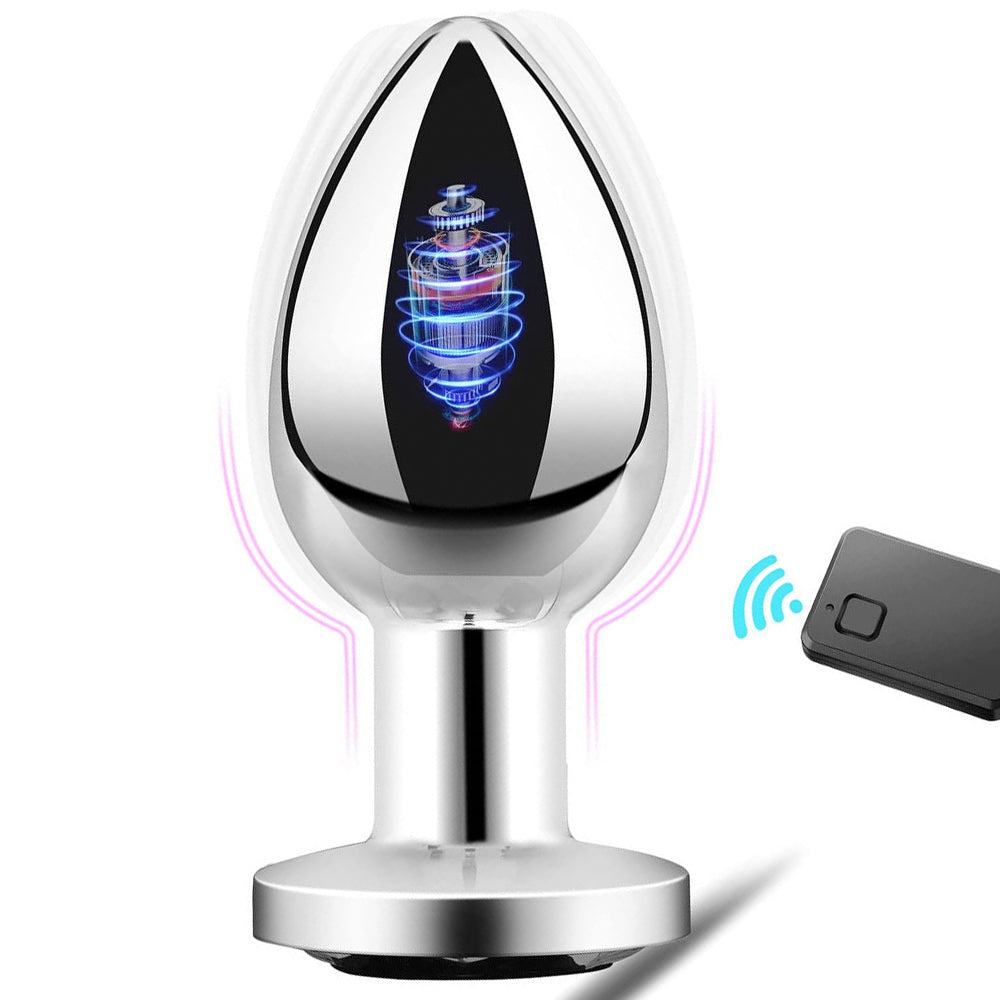 Remote Control Metal 10 Frequency Vibration Anal Plug – product view 8