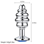 Stainless Steel Metal Anal Anal Threaded Anal Plug – product view 7