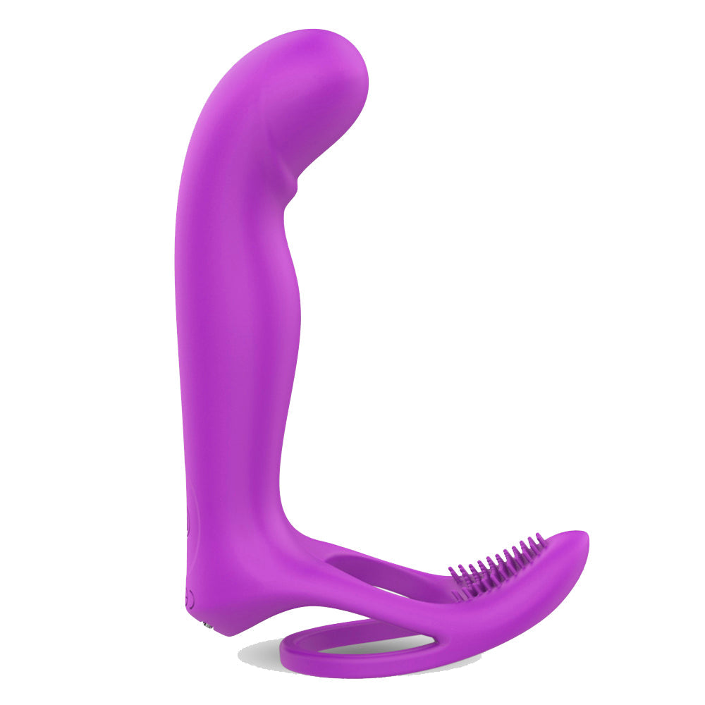 9 Frequency Silicone Vibrating Dildos with Vibrating Penis Ring – product view 2