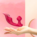 9 Band Couples Vibrator - Rechargeable Red Rose Vibrate Sex Toy – product view 7