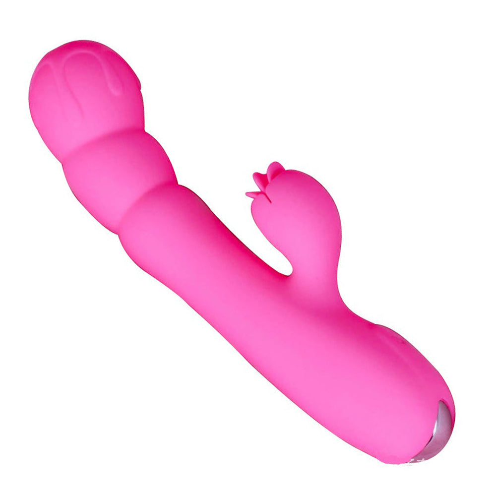 Tongue Licking Pink Dildo Electric Tongue Vibrator – product view 7
