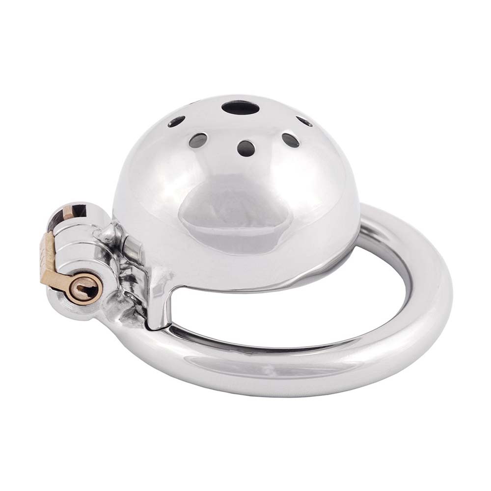 Men's Stainless Steel Chastity Lock – product view 5