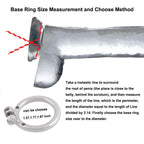 Men's Stainless Steel Chastity Lock – product view 6