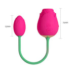 The Rose Vibrator - 5 Suction & 10 Vibration Modes with Vibrating Egg – product view 9