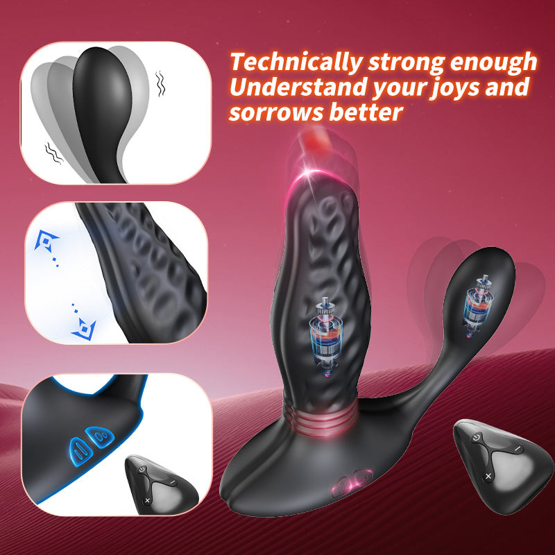 2026 New UXOL Anal Vibrators 3 Thrusting & 9 Vibrating Wireless Remote Control, IPX7 Waterproof Prostate Massager Adult Toys – product view 14