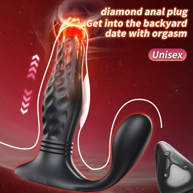 2026 New UXOL Anal Vibrators 3 Thrusting & 9 Vibrating Wireless Remote Control, IPX7 Waterproof Prostate Massager Adult Toys – product view 3